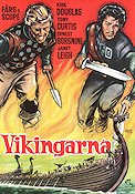 The Vikings 1958 poster Kirk Douglas Richard Fleischer