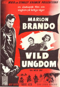 The Wild One 1953 movie poster Marlon Brando Mary Murphy Lee Marvin Laslo Benedek Poster artwork: V Lipniunas Motorcycles