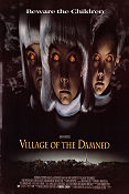 Village of the Damned 1995 movie poster Christopher Reeve Kirstie Alley John Carpenter Kids