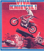 Viva Knievel! 1977 movie poster Evel Knievel Gene Kelly Lauren Hutton Gordon Douglas Motorcycles