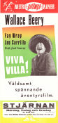 Viva Villa! 1934 movie poster Wallace Beery Fay Wray Leo Carrillo Jack Conway