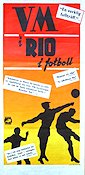 VM i Rio i fotboll 1950 movie poster Football soccer