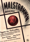 Whirlpool 1950 movie poster Gene Tierney Richard Conte José Ferrer Otto Preminger Film Noir