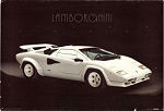 White Lamborghini Scandecor 1986 poster 