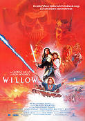 Willow 1988 movie poster Val Kilmer Joanne Whalley Warwick Davis Ron Howard Writer: George Lucas