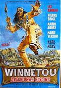 Winnetou 1 Teil 1963 movie poster Lex Barker Pierre Brice Marie Versini Harald Reinl