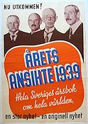 Årets ansikte 1939 poster Gustaf V Politics