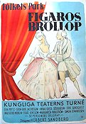 Figaros bröllop Kungliga teaterns turné 1946 poster Eva Prytz Find more: Kungliga teatern