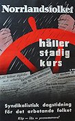 Norrlandsfolket 1940 poster Politics