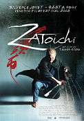 Zatoichi 2004 movie poster Tadanobu Asano Takeshi Kitano Country: Japan Martial arts Asia