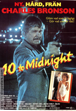 10 to Midnight poster 1983 Charles Bronson original