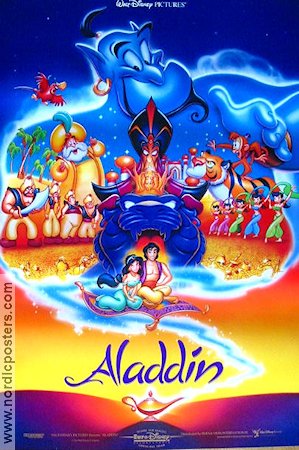 ALADDIN Movie poster 1992 USA original NordicPosters