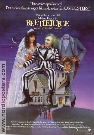 BEETLEJUICE Movie poster 1988 original NordicPosters