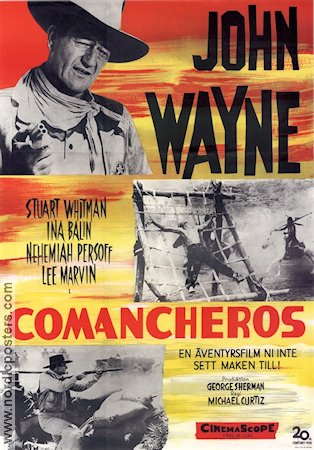 COMANCHEROS Movie poster 1961 original NordicPosters