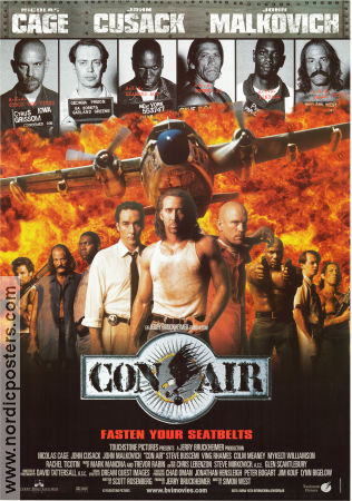 CON AIR Movie poster 1997 original NordicPosters