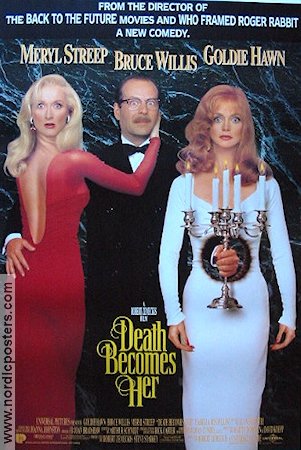 DEATH BECOMES HER Movie poster 1992 USA original NordicPosters