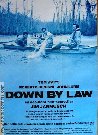 DOWN BY LAW Movie poster 1986 original NordicPosters