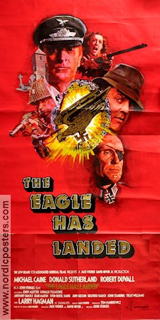 THE EAGLE HAS LANDED Movie poster 1976 original NordicPosters