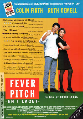 RUTH GEMELL Fever Pitch Movie poster 1996 original NordicPosters