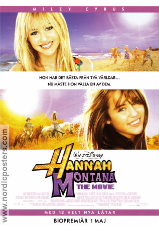 Hannah Montana the Movie poster 2009 Miley Cyrus original