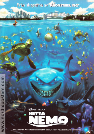 FINDING NEMO Movie poster 2003 original NordicPosters