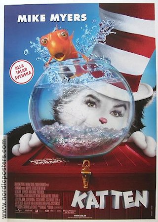 THE CAT IN THE HAT Movie poster 2003 original NordicPosters