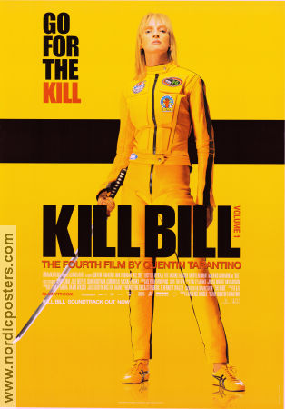 Kill Bill vol 1 poster 2003 Uma Thurman director Quentin Tarantino original