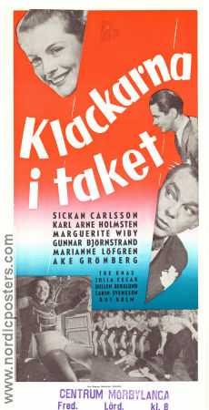 Klackarna i taket poster 1941 Annalisa Ericson original