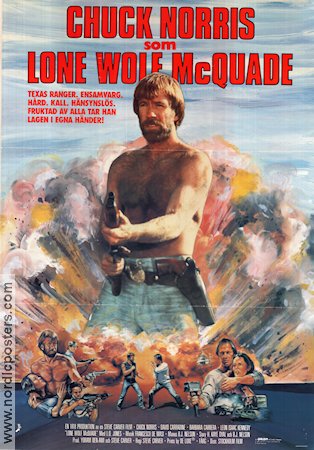 Lone Wolf McQuade poster 1983 Chuck Norris original