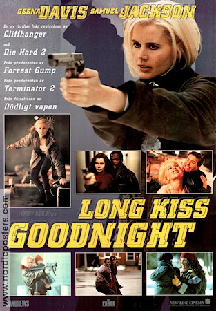 LONG KISS GOODNIGHT Movie poster 1996 original NordicPosters