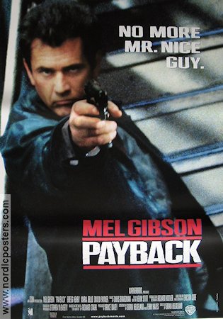 Payback poster 1999 Mel Gibson director Brian Helgeland original