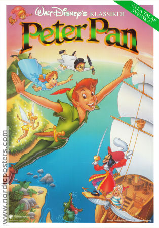 PETER PAN poster 1953 original