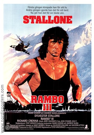 RAMBO 3 Movie poster 1987 original NordicPosters