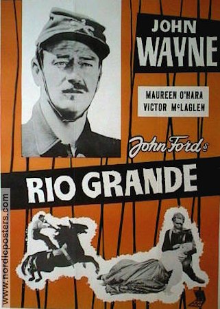 Rio Grande poster 1950 John Wayne director John Ford original