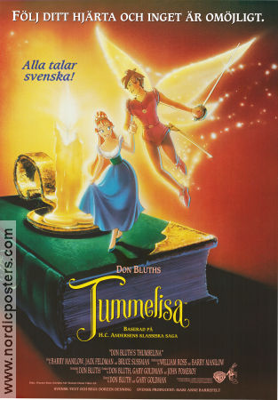 THUMBELINA Movie poster 1994 original NordicPosters