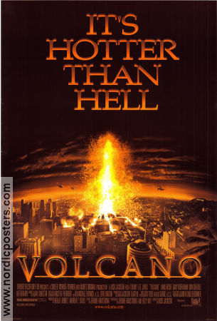 Volcano poster USA 1997 Tommy Lee Jones original