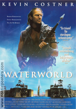 Waterworld poster 1995 Kevin Costner original